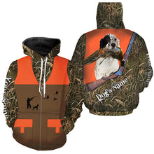 Load image into Gallery viewer, Custom Name English Setter Dog Pheasant Upland Hunting Vest shirt for Men FSD3989