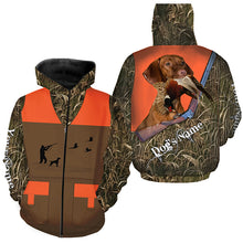Load image into Gallery viewer, Vizsla Pheasant hunting Dog Custom name all over print Vest Shirts for Pheasant hunter, Bird hunter FSD3993