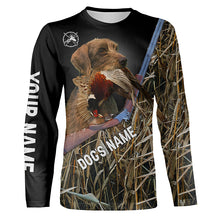 Load image into Gallery viewer, Pudelpointer Dog Pheasant Hunting Custom Name Shirts for Pheasant Hunters FSD3922