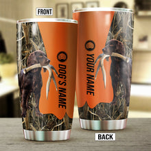 Load image into Gallery viewer, Boykin Spaniel Birds &amp; Deer shed Hunting Dog Custom name Stainless Steel Tumbler Cup FSD4323