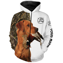Load image into Gallery viewer, Pheasant Hunting With Dog Fox Red Labrador Custom Name 3D Full Printing Shirts For Men Women - Personalized Hunting Gifts FSD2724