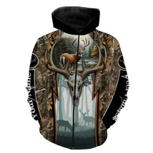 Load image into Gallery viewer, Whitetail Deer hunting camouflage custom Name all over print Shirts, Deer hunting gifts FSD1080