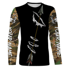 Load image into Gallery viewer, Archery Bow Hunting Custom Name Shirts - Personalized Bowhunting Gifts Shirts for Adult and kid FSD3069