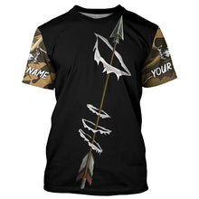 Load image into Gallery viewer, Archery Bow Hunting Custom Name Shirts - Personalized Bowhunting Gifts Shirts for Adult and kid FSD3069