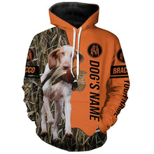 Load image into Gallery viewer, Bracco Italiano Hunting Dog Customized Name all over printed Shirts, Hunting gifts FSD4563