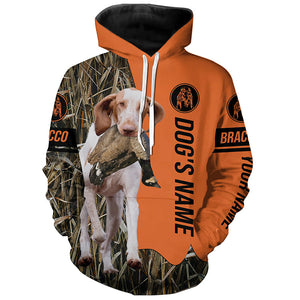 Bracco Italiano Hunting Dog Customized Name all over printed Shirts, Hunting gifts FSD4563