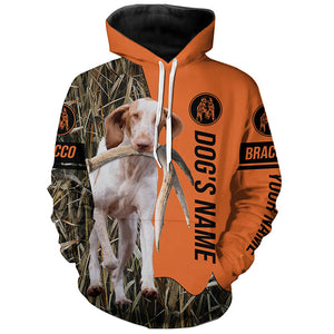 Bracco Italiano Hunting Dog Customized Name all over printed Shirts, Hunting gifts FSD4563