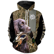 Load image into Gallery viewer, Boykin Spaniel Duck Hunting Dog Waterfowl Camo Custom full printing Shirts, Duck hunting Gifts FSD3348