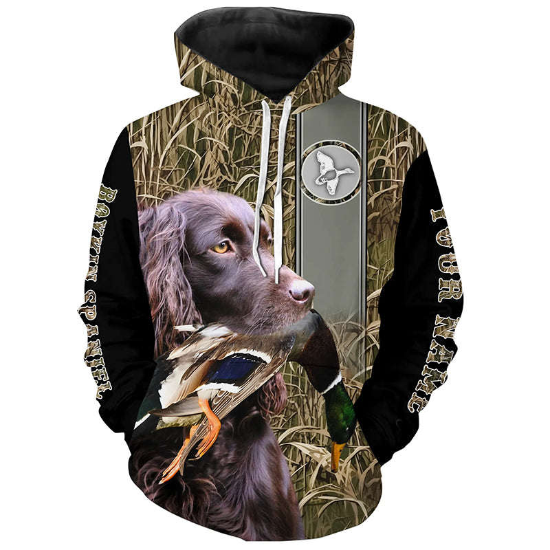 Boykin Spaniel Duck Hunting Dog Waterfowl Camo Custom full printing Shirts, Duck hunting Gifts FSD3348