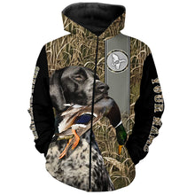 Load image into Gallery viewer, German Shorthaired Pointer Duck Hunting black roan GSP Dog shirt, duck hunting hoodie, hunting Gifts FSD3350