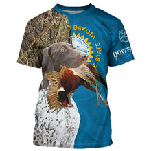 Load image into Gallery viewer, South Dakota Pheasant Hunting with GSP pointer Custom name 3D All over print Shirts, hunting gifts FSD3659