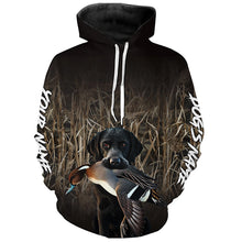 Load image into Gallery viewer, Black Labrador Retriever Dog Pintails Hunting Waterfowl Camo Shirts, Pintail Hunting clothes FSD4543