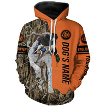 Load image into Gallery viewer, English Pointer Hunting Dog Customized Name All over printed Shirts for Hunters, Hunting Gifts FSD4221