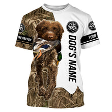 Load image into Gallery viewer, Duck Hunting Dog Wirehaired pointing griffon Customize Name Camo 3D All Over Printed Shirts FSD3440