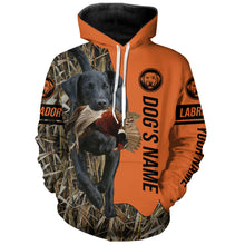 Load image into Gallery viewer, Black Labrador Retriever Hunting Dog Customized Name Shirts for Hunters FSD4074