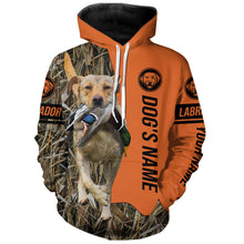Load image into Gallery viewer, Yellow Labrador Retriever Hunting Dog Customized Name Shirts for Hunters FSD4075