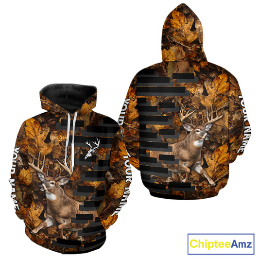 Deer Buck Hunting 3D All Over Printed Hoodie, Sweatshirt Hunting for Deer Hunter NHT353