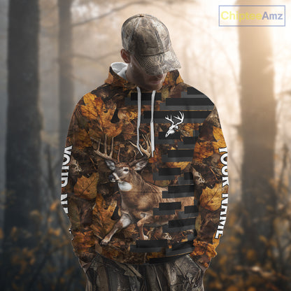 Deer Buck Hunting 3D All Over Printed Hoodie, Sweatshirt Hunting for Deer Hunter NHT353