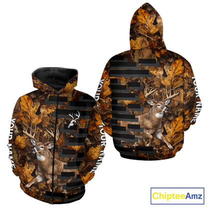 Deer Buck Hunting 3D All Over Printed Hoodie, Sweatshirt Hunting for Deer Hunter NHT353