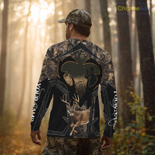 Load image into Gallery viewer, Deer Hunting Shirt 3D All-Over Print Deer with Camo Forest, Gift for Deer Hunters Men NHT360