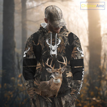 Load image into Gallery viewer, Deer Hunting With Full All Over 3D For Deer Hunters, Personalized US Flag Camouflage NHT362