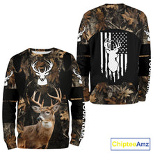 Load image into Gallery viewer, Deer Hunting With Full All Over 3D For Deer Hunters, Personalized US Flag Camouflage NHT362