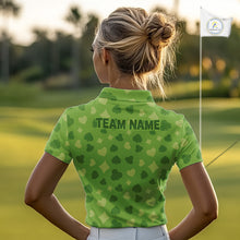 Load image into Gallery viewer, Personalized Poker Green Womens Golf Polo Shirt, Funny Golf Top For Family Team Shirt NHT756