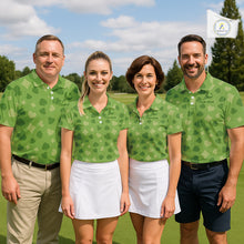 Load image into Gallery viewer, Personalized Poker Green Womens Golf Polo Shirt, Funny Golf Top For Family Team Shirt NHT756