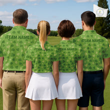 Load image into Gallery viewer, Personalized Poker Green Womens Golf Polo Shirt, Funny Golf Top For Family Team Shirt NHT756