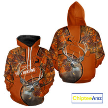 Load image into Gallery viewer, Whitetail Deer Hunting Shirt Orange Camo 3D All Over Print Personalized Gift for Hunters NHT38