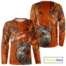 Load image into Gallery viewer, Whitetail Deer Hunting Shirt Orange Camo 3D All Over Print Personalized Gift for Hunters NHT38