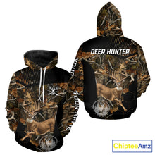 Load image into Gallery viewer, Forest Camo Deer Hunting Shirt, Deer Hunting With Full All Over 3D For Deer Hunters NHT247