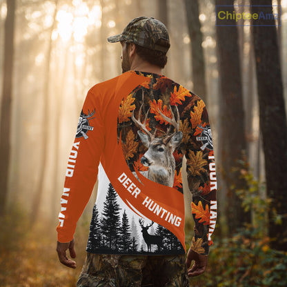 Personalized Deer Hunting Orange Camo Shirts, Season Deer Hunting, Deer Hunting Gift NHT310