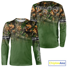 Load image into Gallery viewer, Personalized Green Deer Hunting Camo Full Printing Shirts, Best Hunting Gifts NHT46