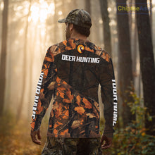 Load image into Gallery viewer, Whitetail Deer Hunting Orange Camo 3D All-Over Printed Shirt, Custom Name Hunting Shirt NHT251