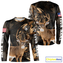 Load image into Gallery viewer, Deer Hunting Shirt Brown Camo 3D All Over Print, Hunting Clothes for Deer Season NHT260