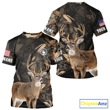 Load image into Gallery viewer, Deer Hunting Shirt Brown Camo 3D All Over Print, Hunting Clothes for Deer Season NHT260