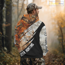 Load image into Gallery viewer, Deer Hunting Orange Camo Winter 3D All Over Printed Shirt, Hunting Clothes for Deer Season NHT268