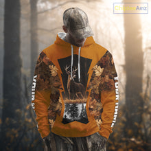 Load image into Gallery viewer, Whitetail Deer Hunting Orange Camo Autumn - Personalized All Over Print Deer Hunting Clothes NHT179