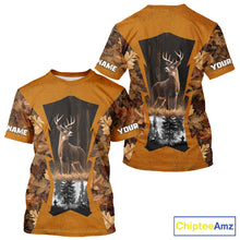 Load image into Gallery viewer, Whitetail Deer Hunting Orange Camo Autumn - Personalized All Over Print Deer Hunting Clothes NHT179