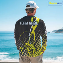 Load image into Gallery viewer, Personalized Bass Fishing Jersey,Bass Fishing Long Sleeve Fishing Tournament Shirts NHT380