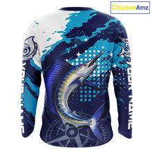 Load image into Gallery viewer, Custom Sailfish Long Sleeve Fishing Shirts For Men, Design Sailfish Fishing Jerseys NHT632