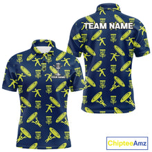 Load image into Gallery viewer, Personalized Disc Golf Polo Shirt Custom Name Gift Performance Polo For Men