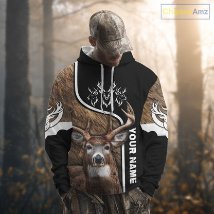 Whitetail Deer Hunting 3D All Over Print Shirts, Personalized Hunting Gifts For Deer Hunters NHT192