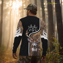 Load image into Gallery viewer, Whitetail Deer Hunting 3D All Over Print Shirts, Personalized Hunting Gifts For Deer Hunters NHT192