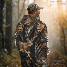 Load image into Gallery viewer, Whitetail Deer Jumping 3D All Over Print Shirts, Personalized Hunting Gifts For Deer Hunters NHT194