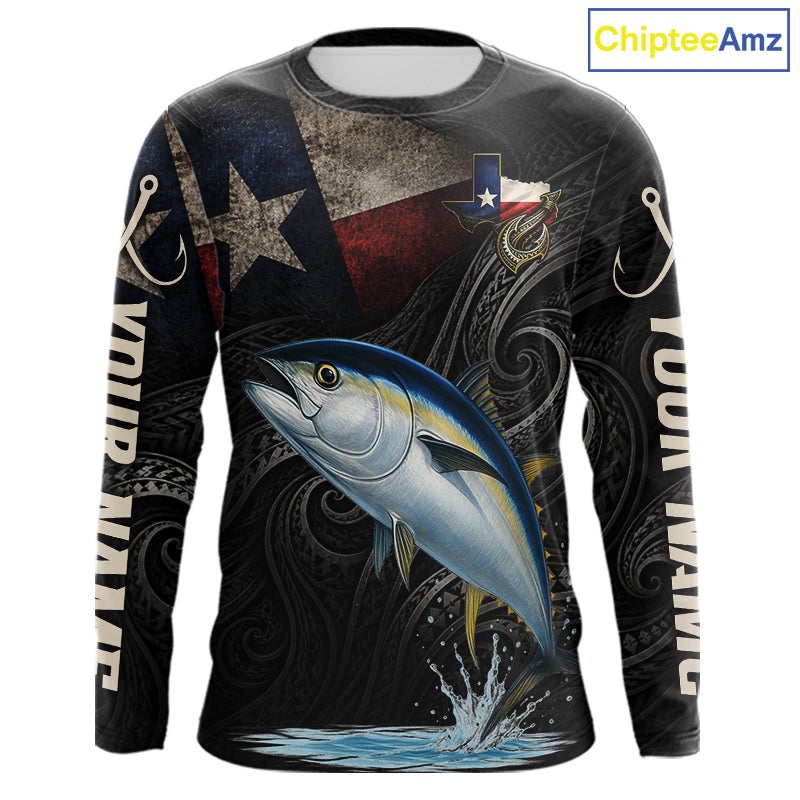 Personalized Texas Tuna Fishing Shirt – Custom Name Angler Apparel For Fishermen