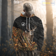 Load image into Gallery viewer, Deer Hunting Big Game Camo Custom Name 3D All Over Print Shirts, Hunting Gifts NHT196