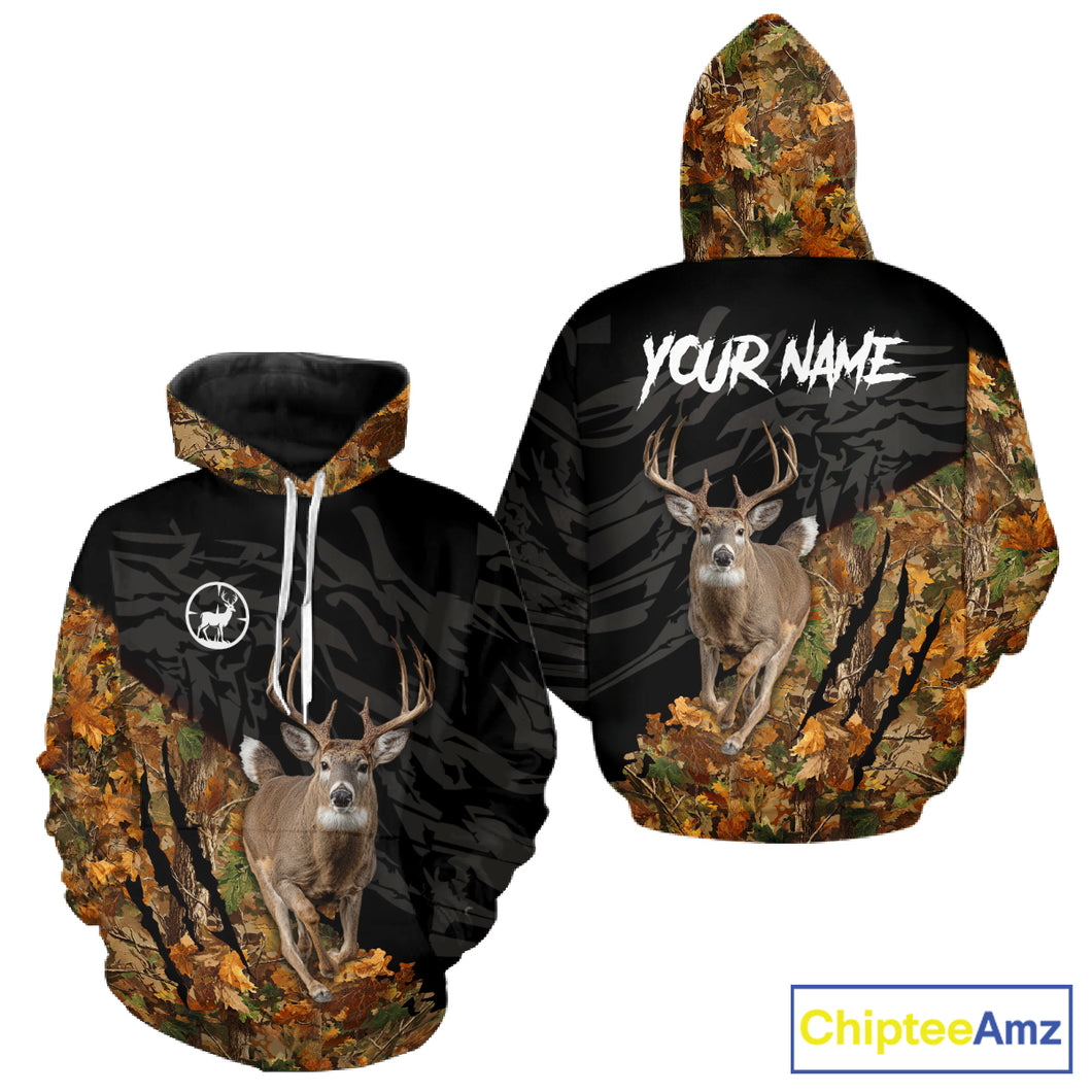 Deer Hunting Big Game Camo Custom Name 3D All Over Print Shirts, Hunting Gifts NHT196
