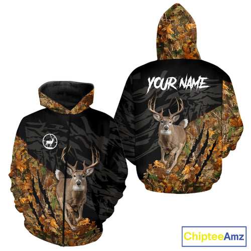 Deer Hunting Big Game Camo Custom Name 3D All Over Print Shirts, Hunting Gifts NHT196